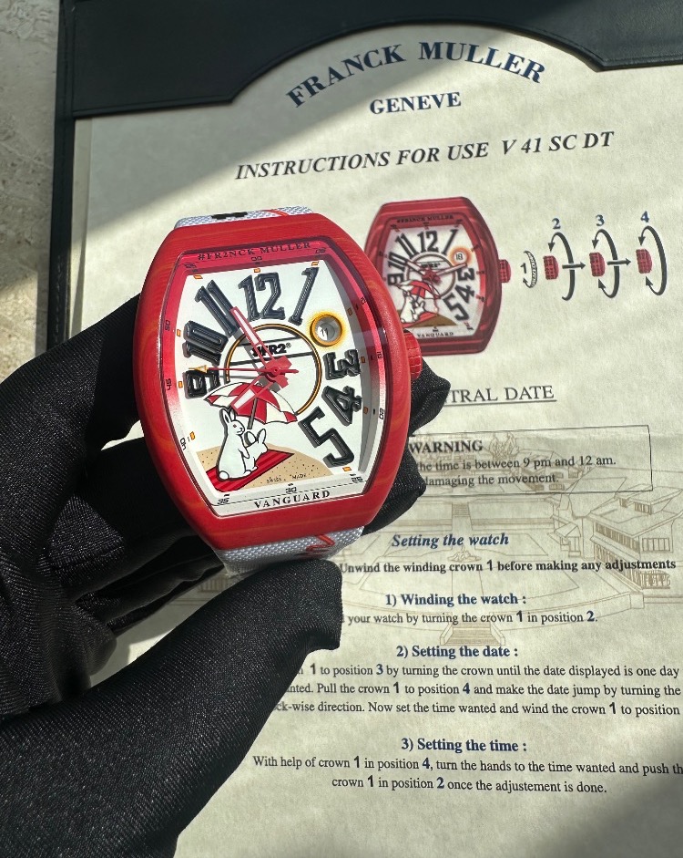Часы Franck Muller Vanguard Beach Fxxking Rabbits V41SCOTBEACHFR2RGGF1