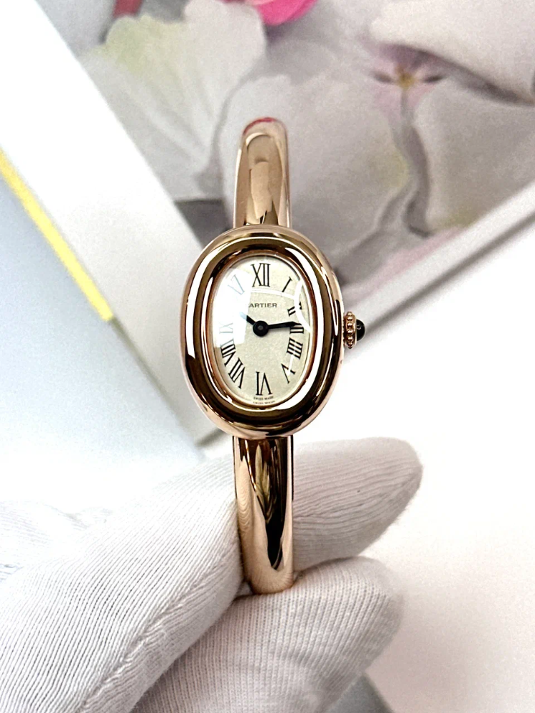 Часы Cartier BAIGNOIRE WATCH (SIZE 15) ROSE GOLD  WGBA0019.