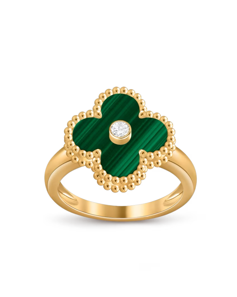 Кольцо Van Cleef & Arpels Vintage Alhambra ring VCARO3QM00