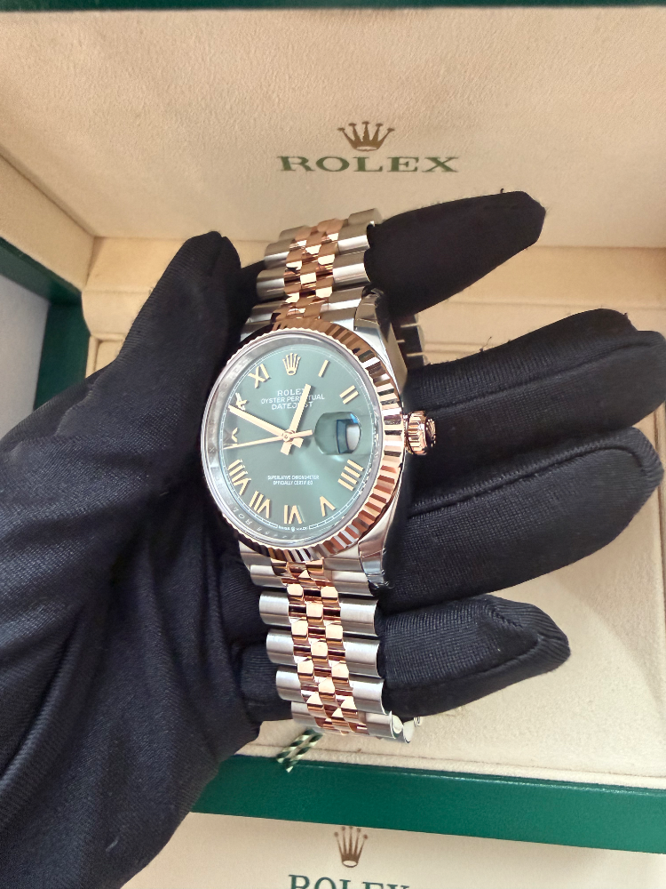 Часы Rolex DATEJUST 36MM STEEL AND EVEROSE GOLD 126231-0051