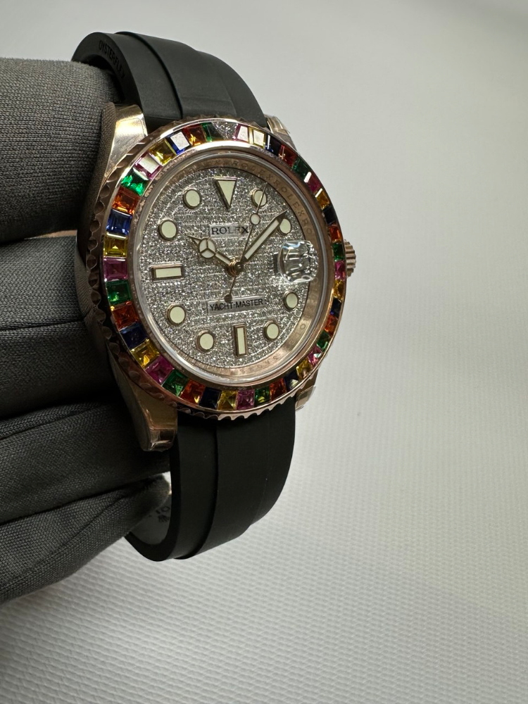 Часы Rolex YACHT-MASTER 40 MM RAINBOW ROSE GOLD