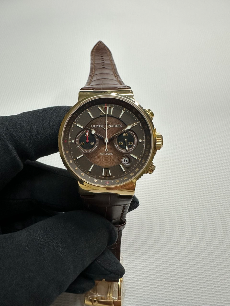Часы Ulysse Nardin Marine Collection Maxi Marine Chronograph 356-66-3/355