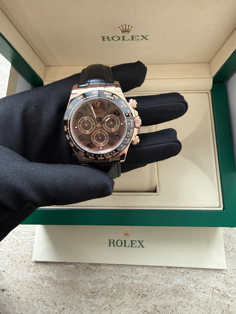 Часы Rolex DAYTONA COSMOGRAPH 40MM EVEROSE GOLD 116515Chocolate Brown