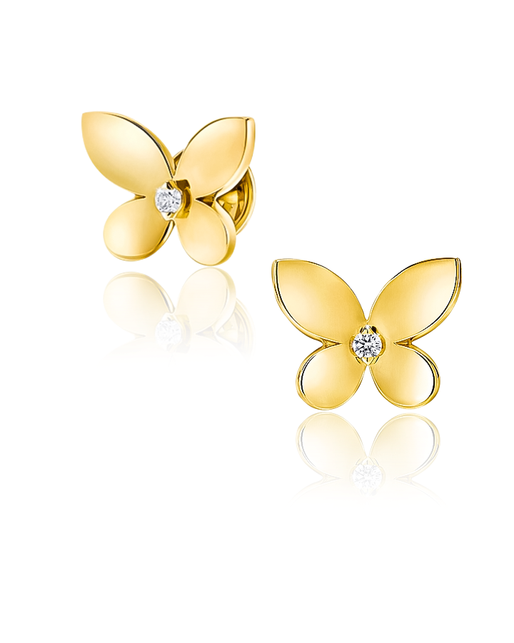 Серьги Graff Mini Butterfly Stud Earrings RGE1805