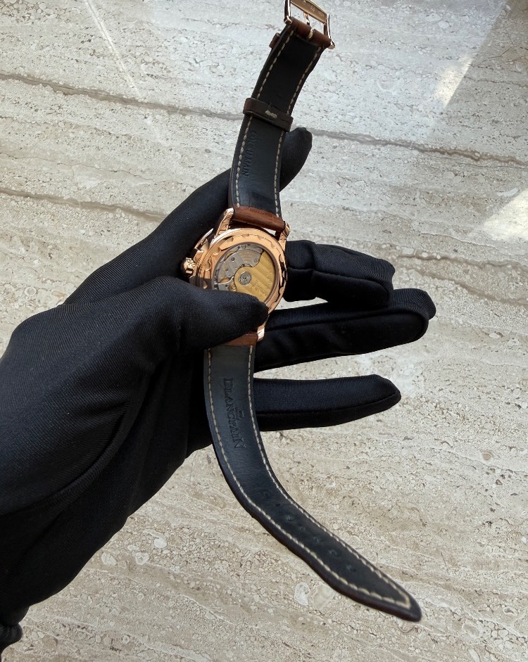 Часы Blancpain Léman Moonphase 18K Yellow Gold 2763