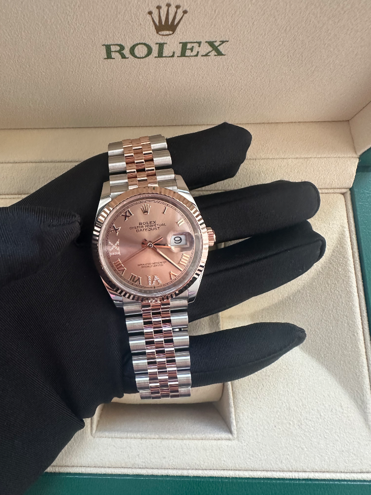 Часы Rolex Datejust 36mm Steel and Everose Gold 126231-0027