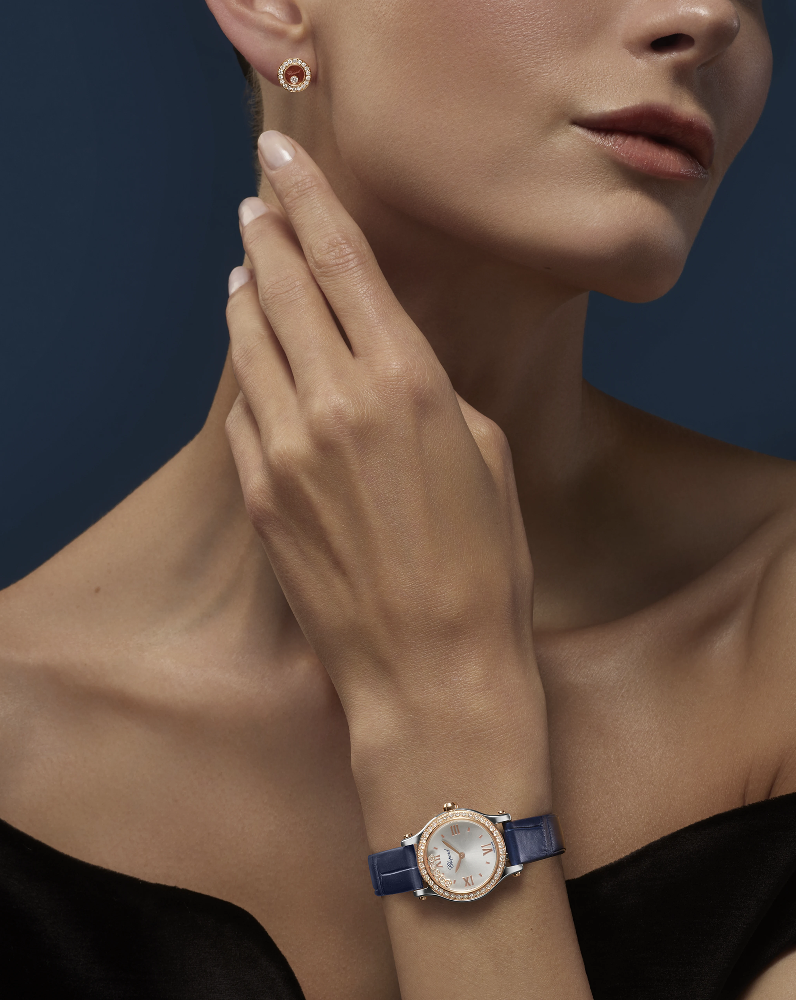 Серьги Chopard Happy Diamonds Icons 83A017-0201