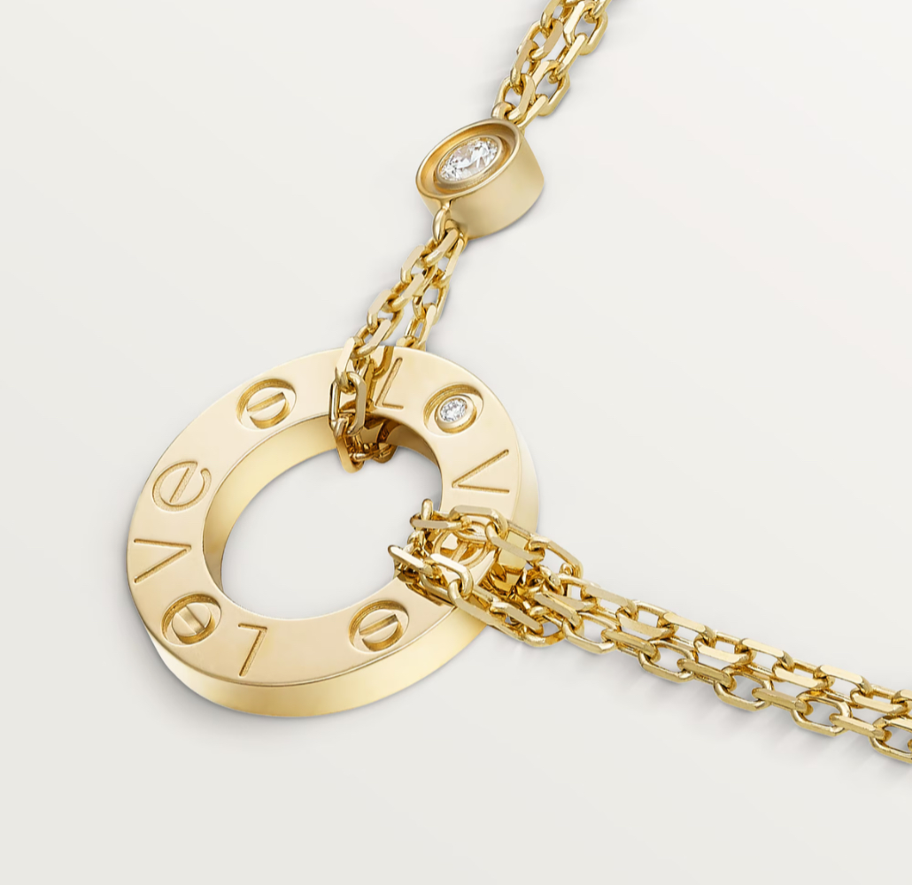 Подвеска Cartier LOVE PENDANT 2 DIAMONDS B7219500