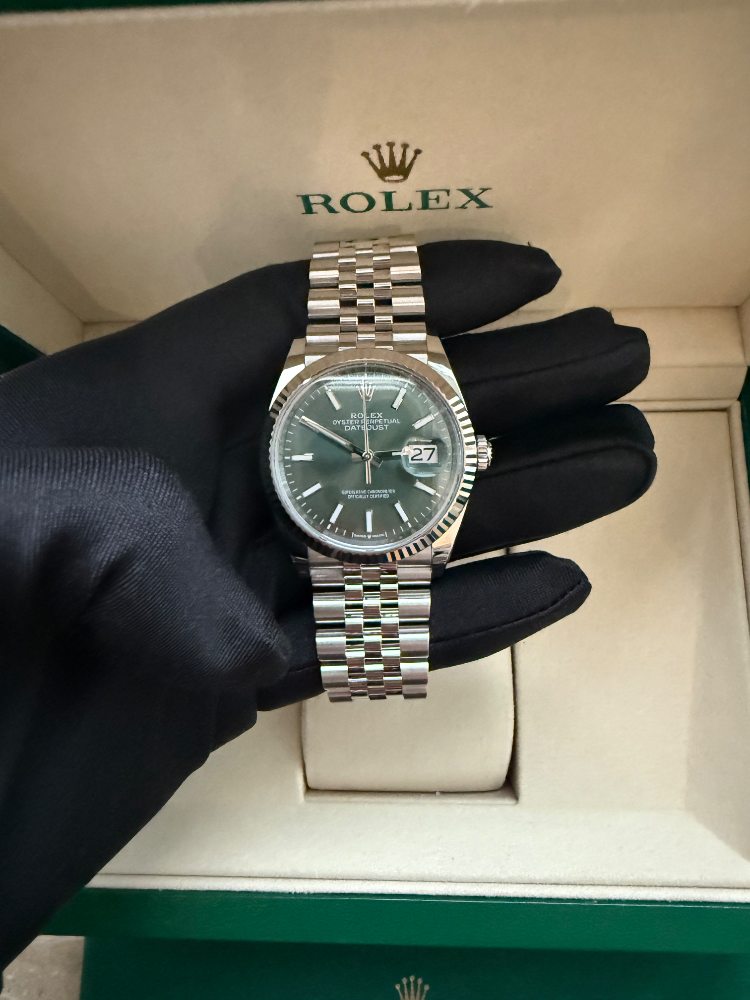 Часы Rolex Datejust 36mm Steel and White Gold 126234-0051