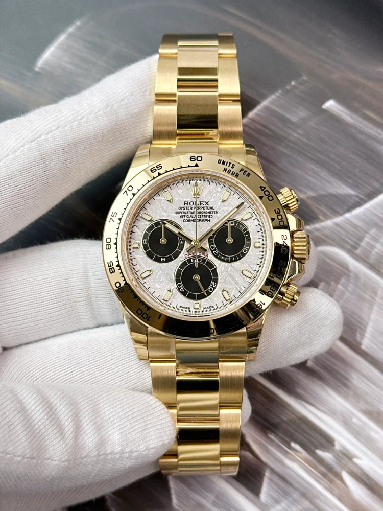 Часы Rolex Cosmograph Daytona Yellow Gold 40 mm Meteorite and Black Dial 116508