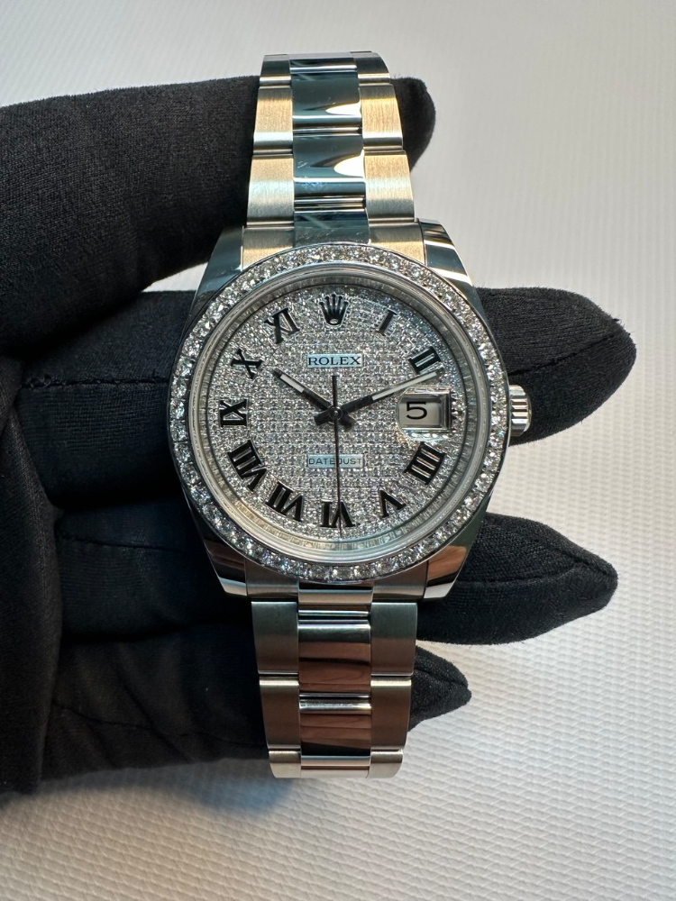 Часы Rolex DATEJUST DIAMONDS 41 MM OYSTERSTEEL