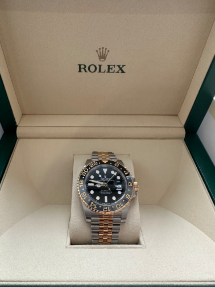 Часы Rolex GMT Master II 40mm Steel and Yellow Gold 126713grnr-0001