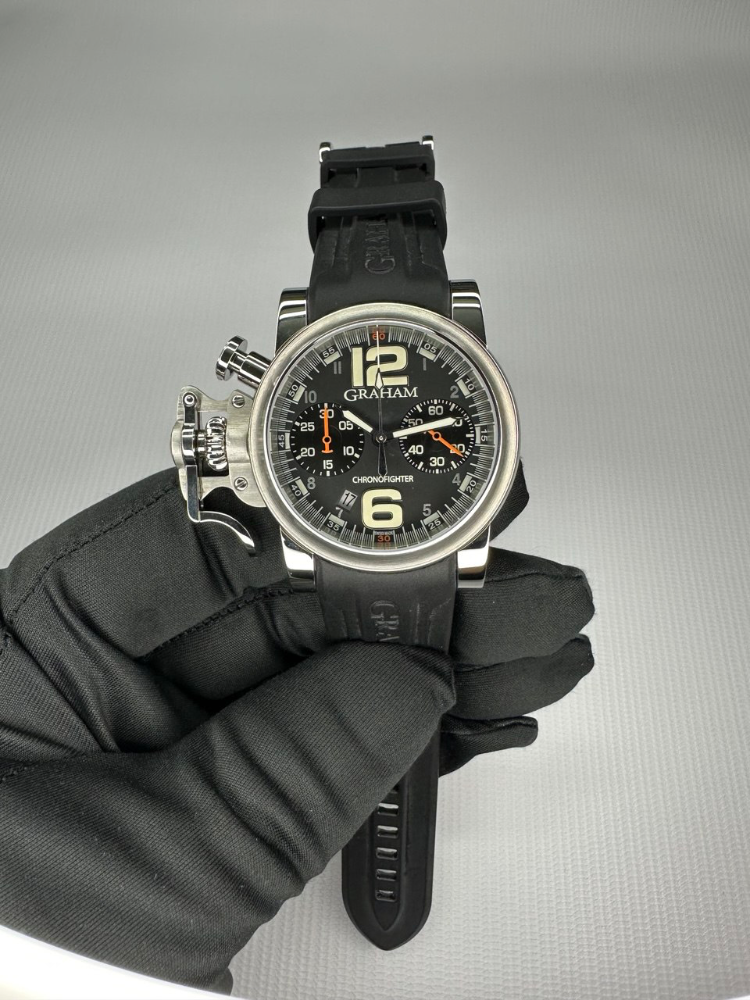 Часы Graham Chronofighter RAC Black Fighter 2CRBS.B02A.L81B
