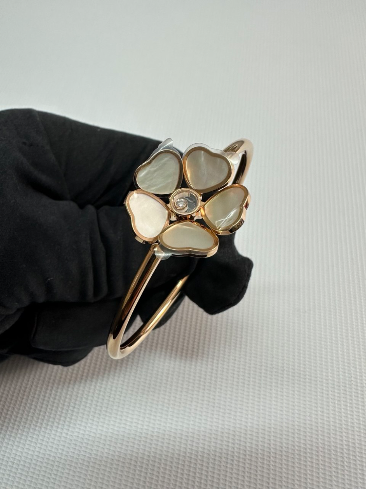 Браслет Chopard Happy Diamonds Happy Hearts Flowers 85A085-5303