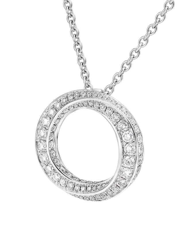 Подвеска Graff SPIRAL PAVÉ DIAMOND PENDANT RGP599