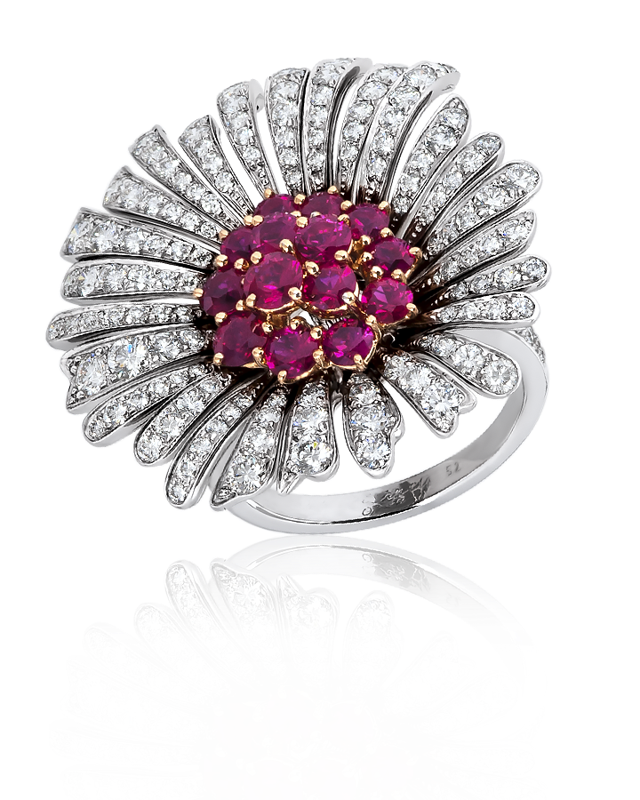 Комплект Van Cleef & Arpels коллекции DAISY FLOWER