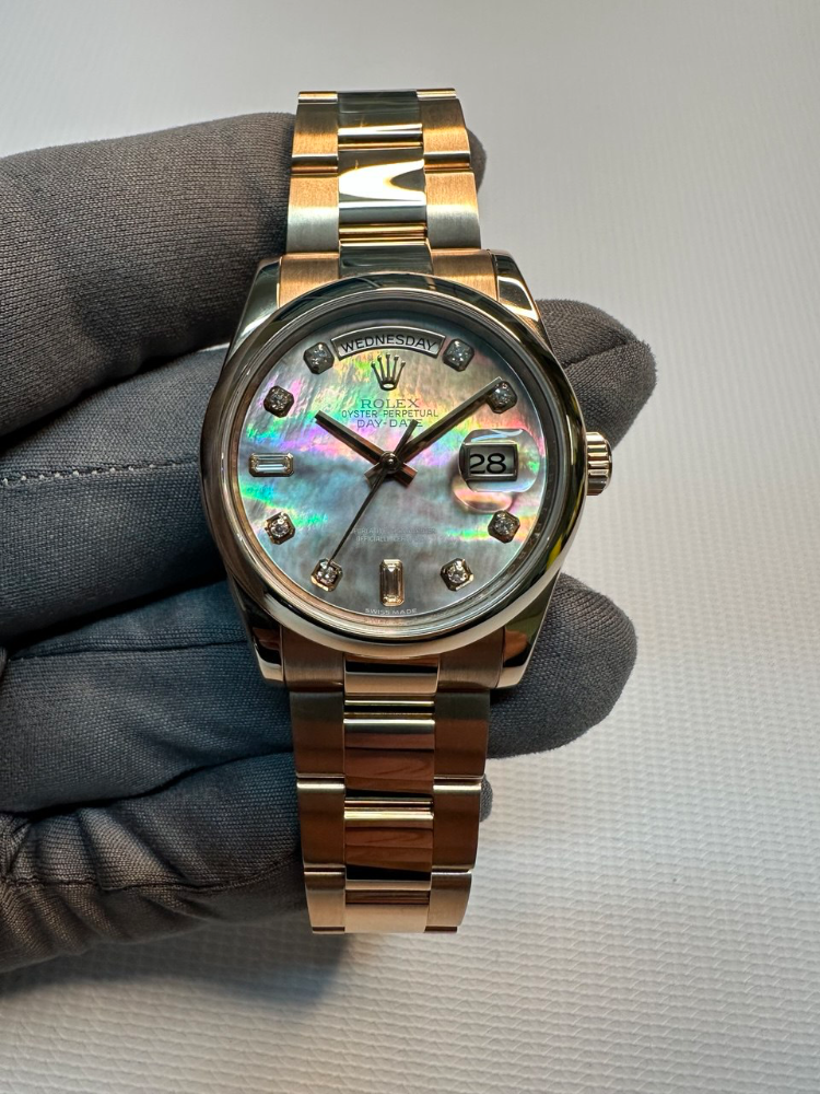 Часы Rolex Day-Date 36 mm 18k Rose Gold 118205