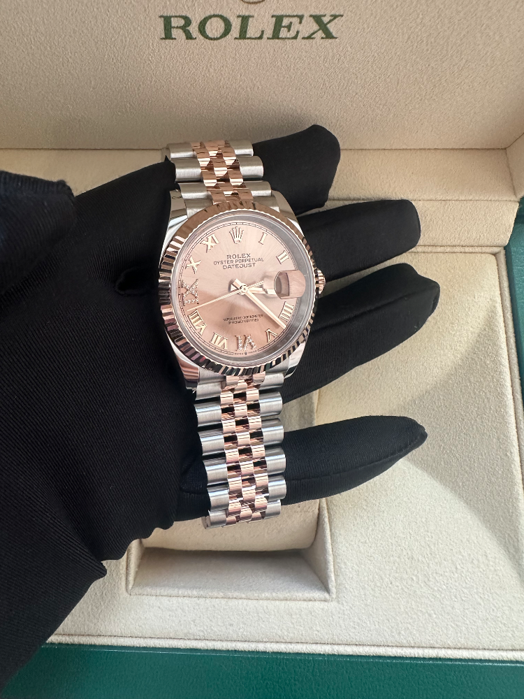 Часы Rolex Datejust 36mm Steel and Everose Gold 126231-0027