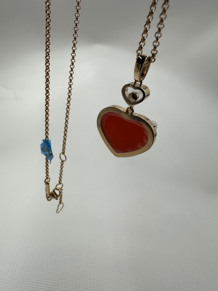 Колье Chopard Happy Diamonds Happy Hearts 797482-5820