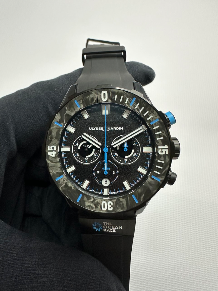 Часы Ulysse Nardin DIVER OCEAN RACE DIVER CHRONOGRAPH 44 мм 1503-170LE-2A-TOR/3A