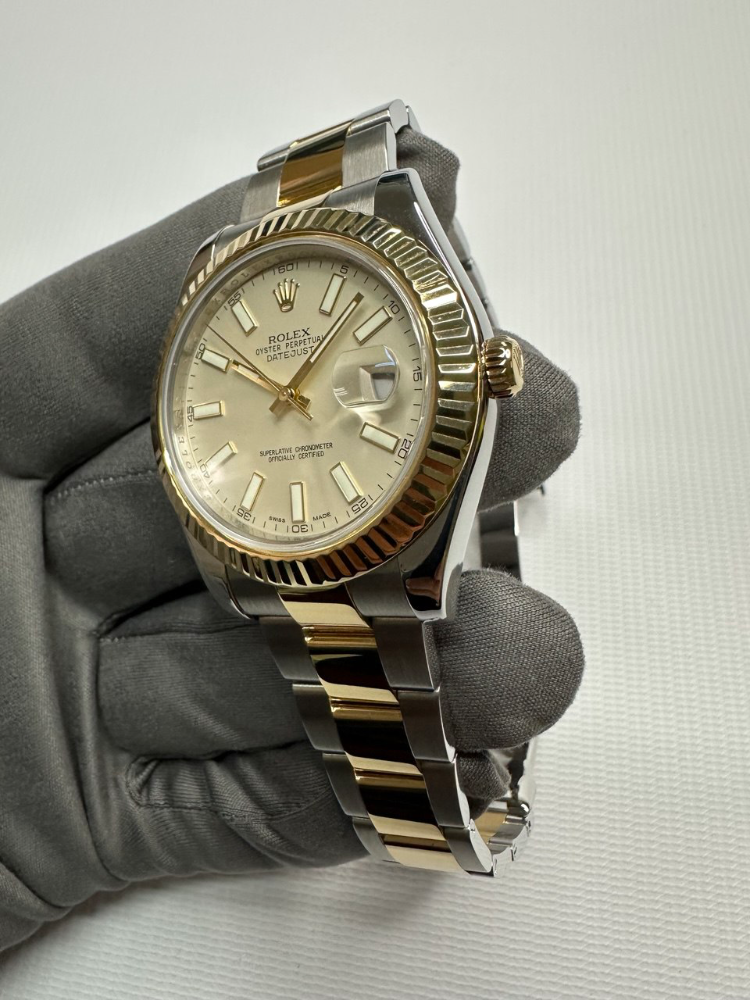 Часы Rolex Datejust II 41mm Steel and Yellow Gold 116333 Ivory