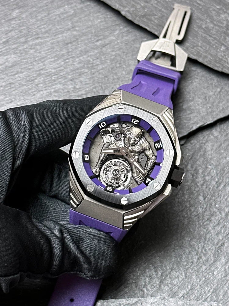 Часы AUDEMARS PIGUET Royal Oak Concept Black Panther Marvel 26620IO.OO.D077CA.01.