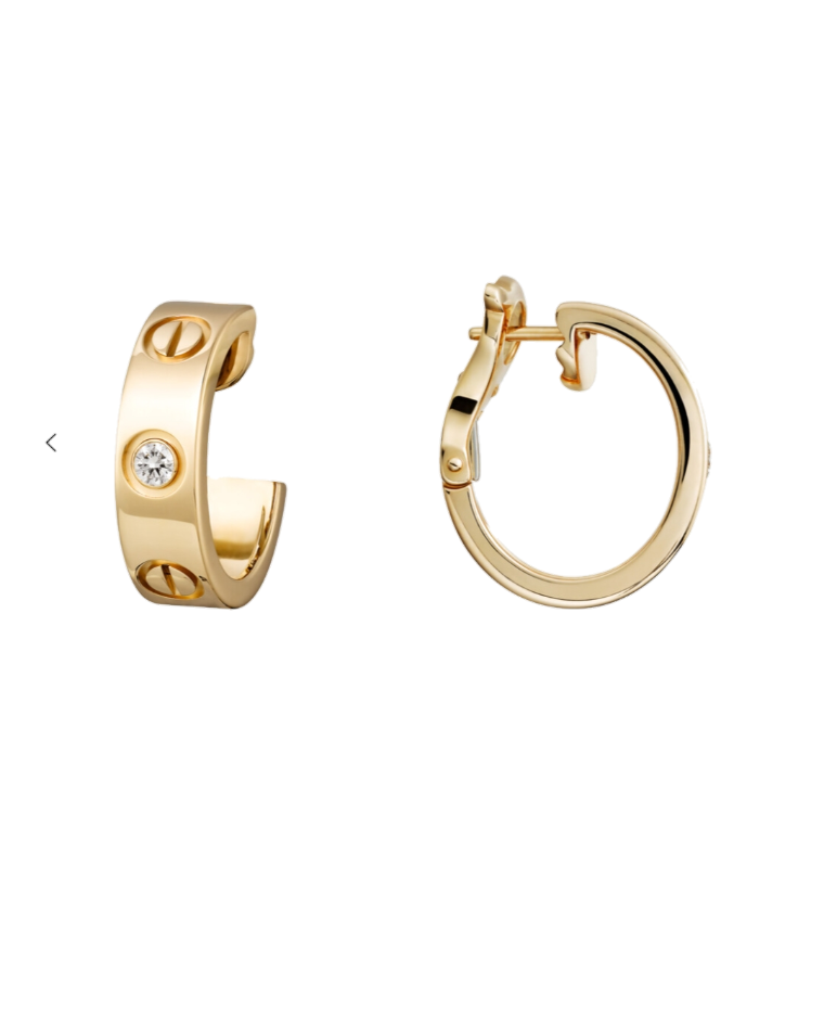 Серьги Cartier LOVE 2 БРИЛЛИАНТА B8022900