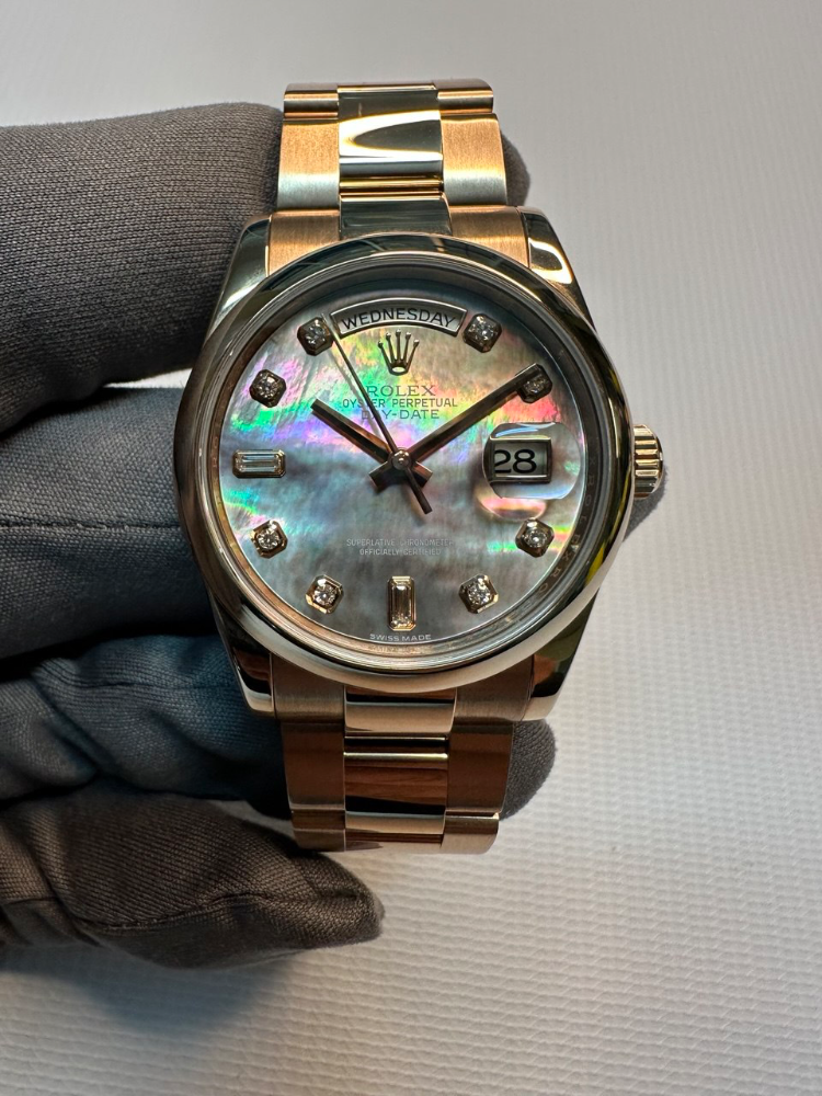 Часы Rolex Day-Date 36 mm 18k Rose Gold 118205