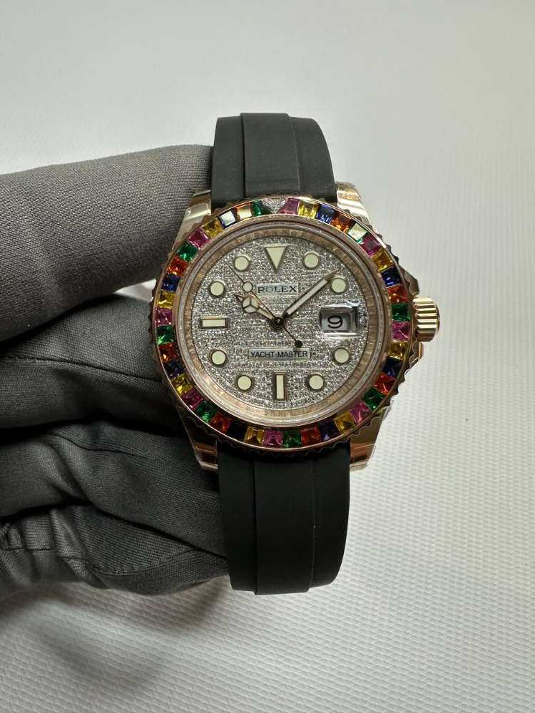 Часы Rolex YACHT-MASTER 40 MM RAINBOW ROSE GOLD