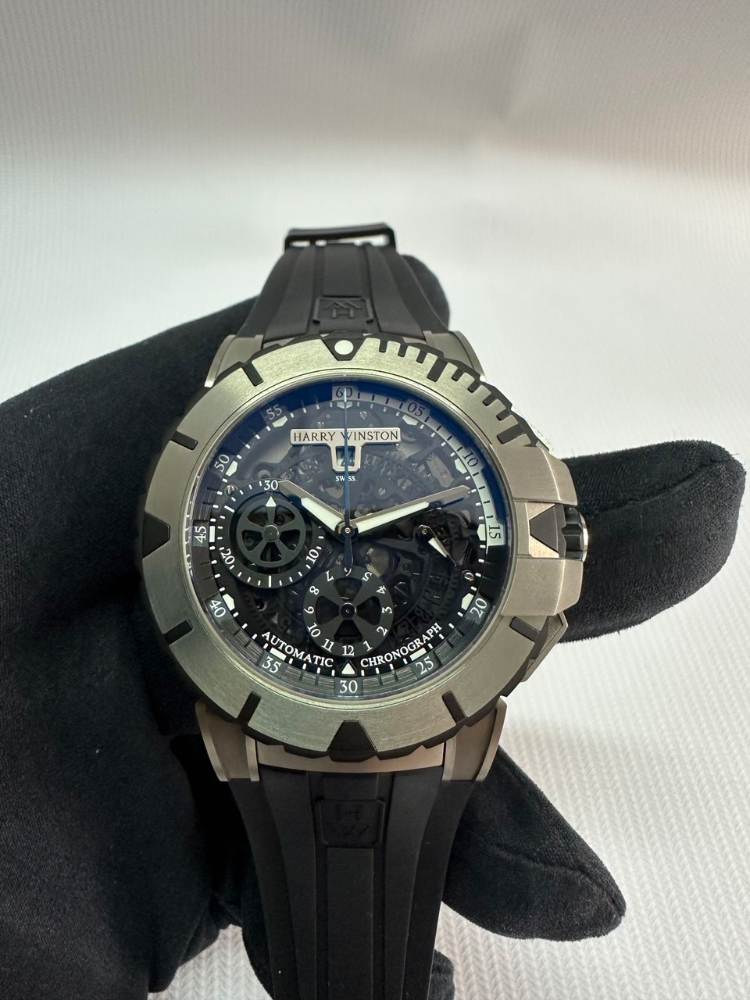 Часы Harry Winston Ocean Sport Chronograph 411/MCA44ZC.K