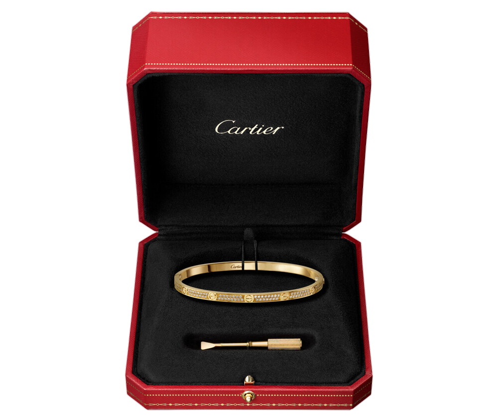 Браслет Cartier LOVE МАЛЕНЬКАЯ МОДЕЛЬ БРИЛЛИАНТОВЫЙ ПАВАЖ N6710615
