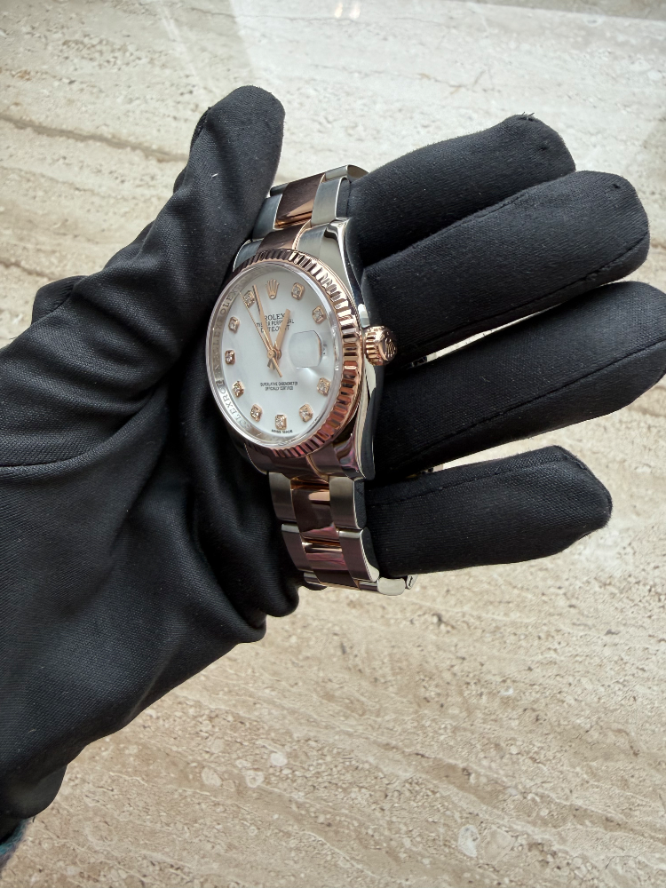 Часы Rolex DATEJUST 36 MM STEEL AND EVEROSE GOLD 116231