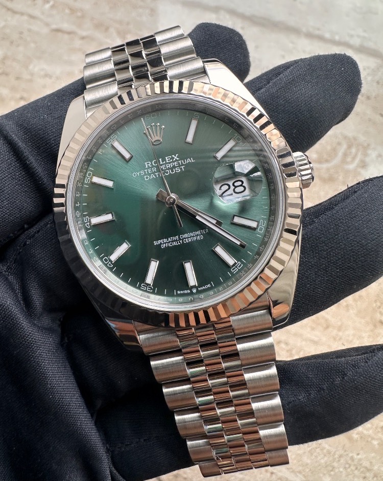 Часы Rolex DateJust 41 mm Steel and White gold 126334-0028