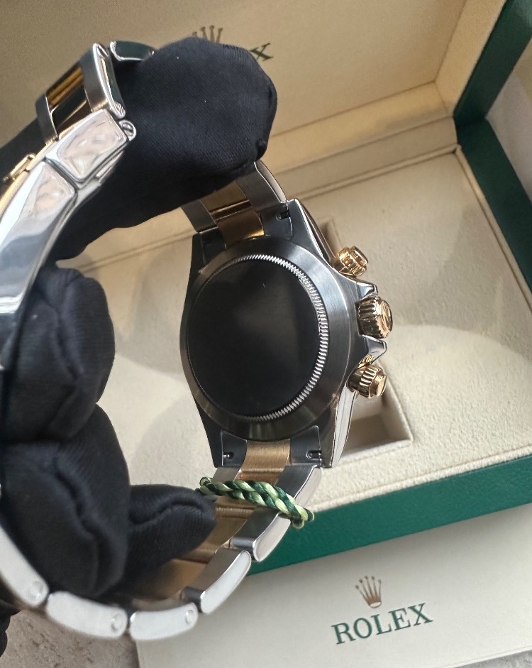 Часы Rolex Cosmograph Daytona 40mm Steel and Yellow Gold 116523 blue