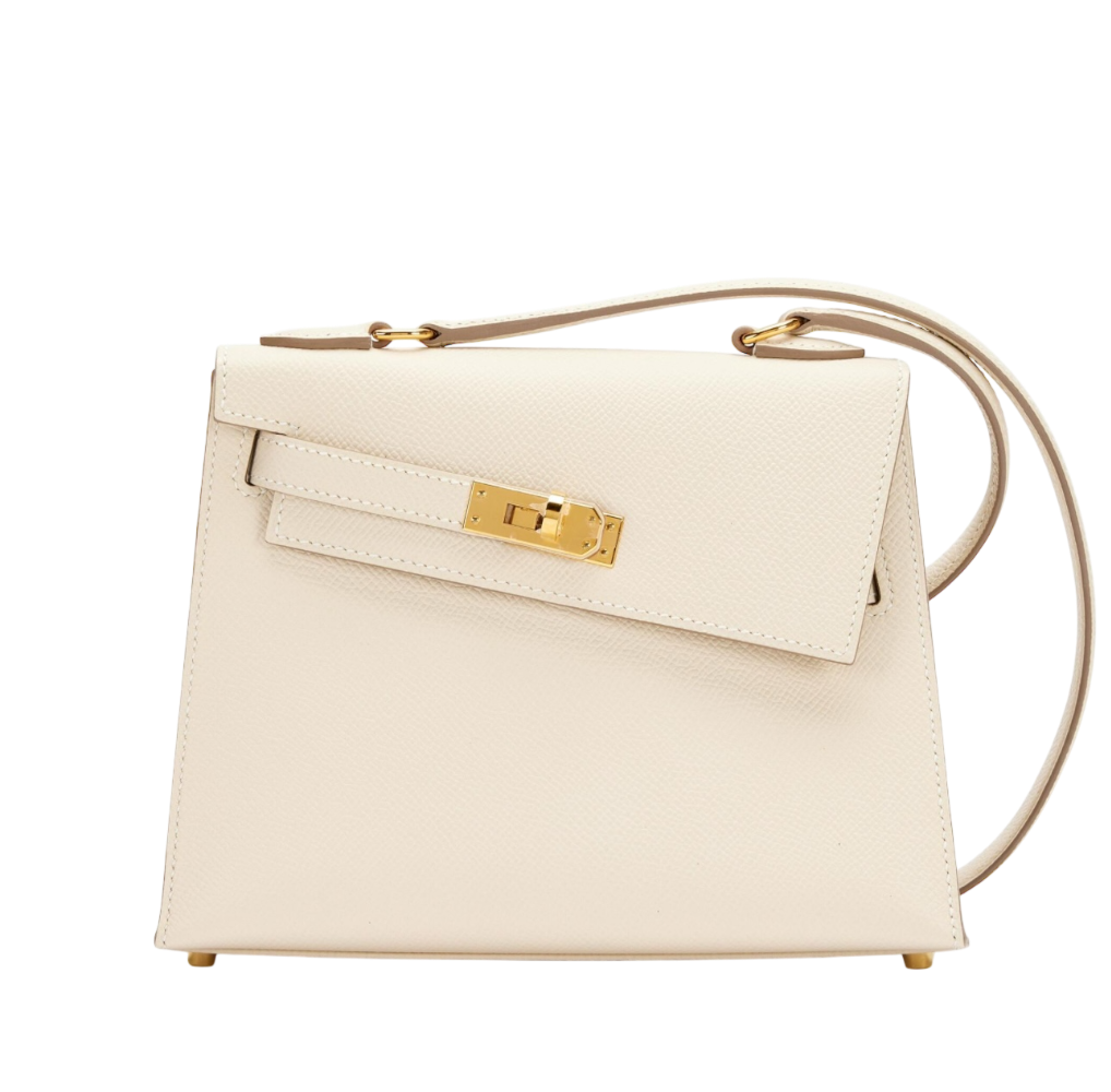 Сумка Hermes Hermès Limited Edition Nata Epsom Kelly en Desordre 20 Sellier Gold Hardware