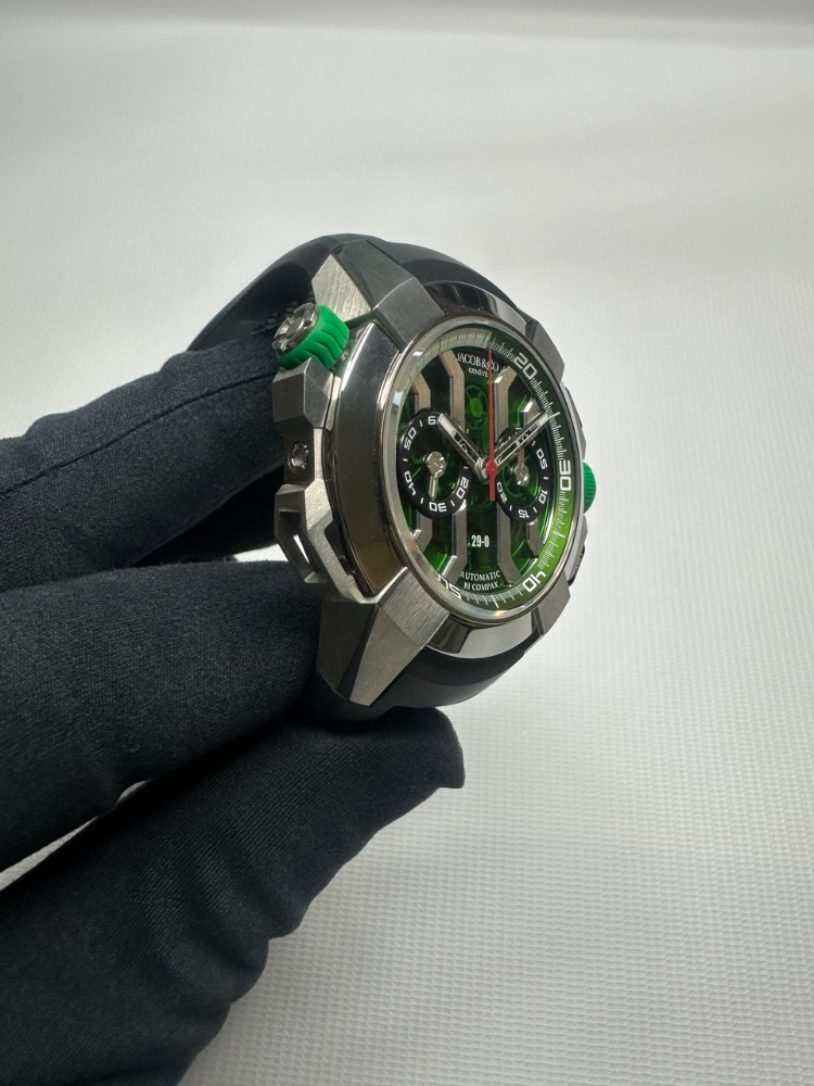 Часы JACOB & Co Epic X Chrono Titanium Skeleton Khabib