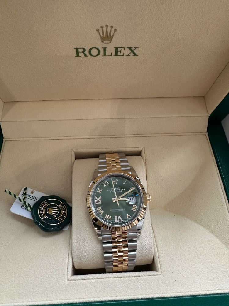 Часы Rolex Datejust 36mm Steel and Yellow Gold 126233-0025