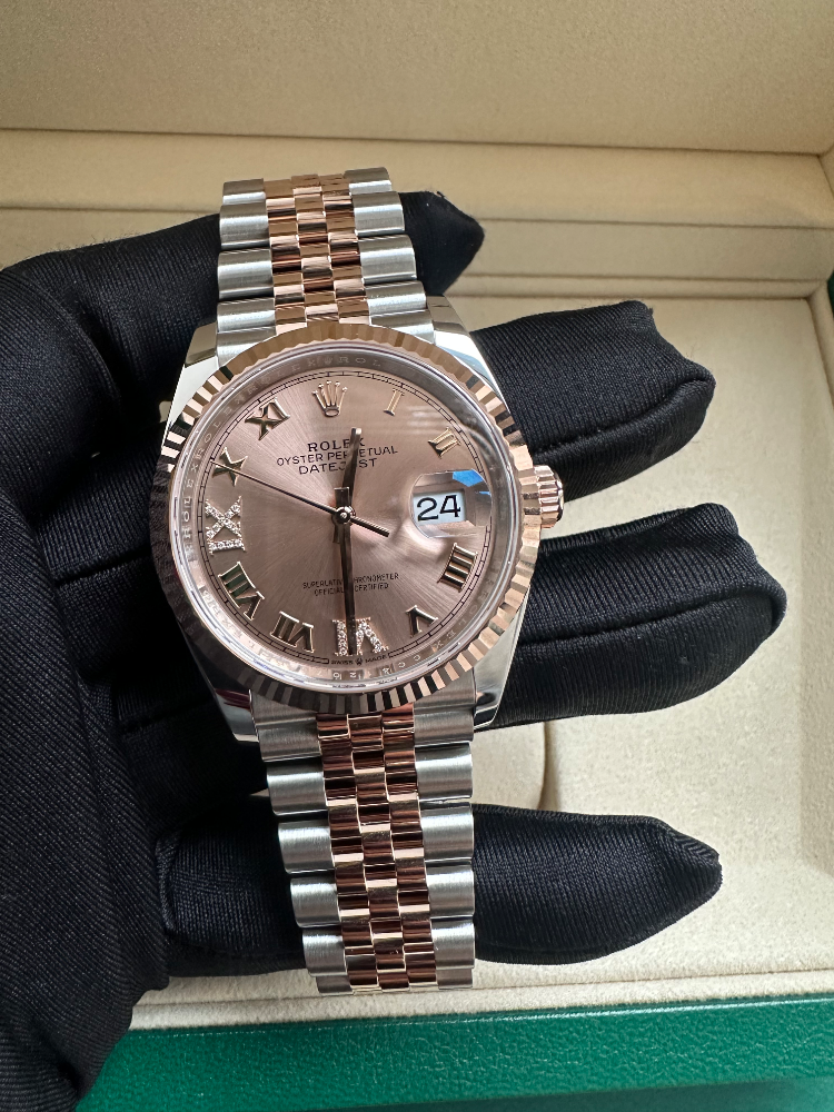 Часы Rolex Datejust 36mm Steel and Everose Gold 126231-0027.