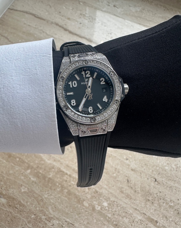 Часы Hublot Big Bang One Click Steel Pave 485.SX.1170.RX.1604