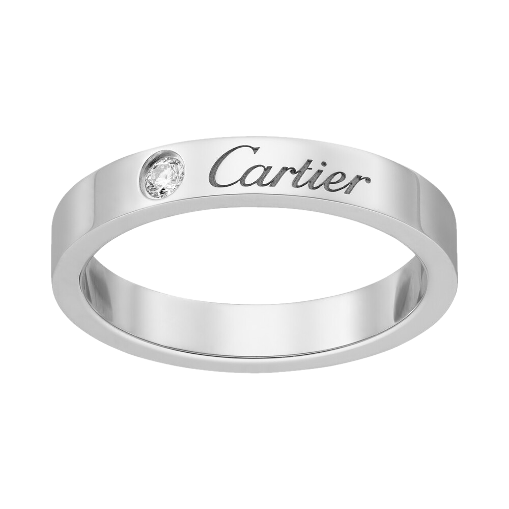 Кольцо Cartier ОБРУЧАЛЬНОЕ 1 БРИЛЛИАНТ