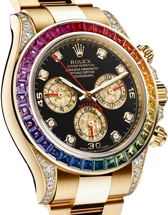 Часы дороже ролексов. Rolex Daytona Rainbow. Часы Rolex Daytona Rainbow. Часы ролекс женские Дайтона. Часы Rolex (1276999).