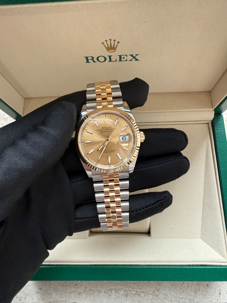Часы Rolex DateJust 36 mm Steel and Yellow gold 126233-0015
