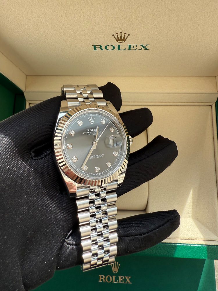 Часы Rolex Datejust 41mm Steel and White Gold 126334-0006