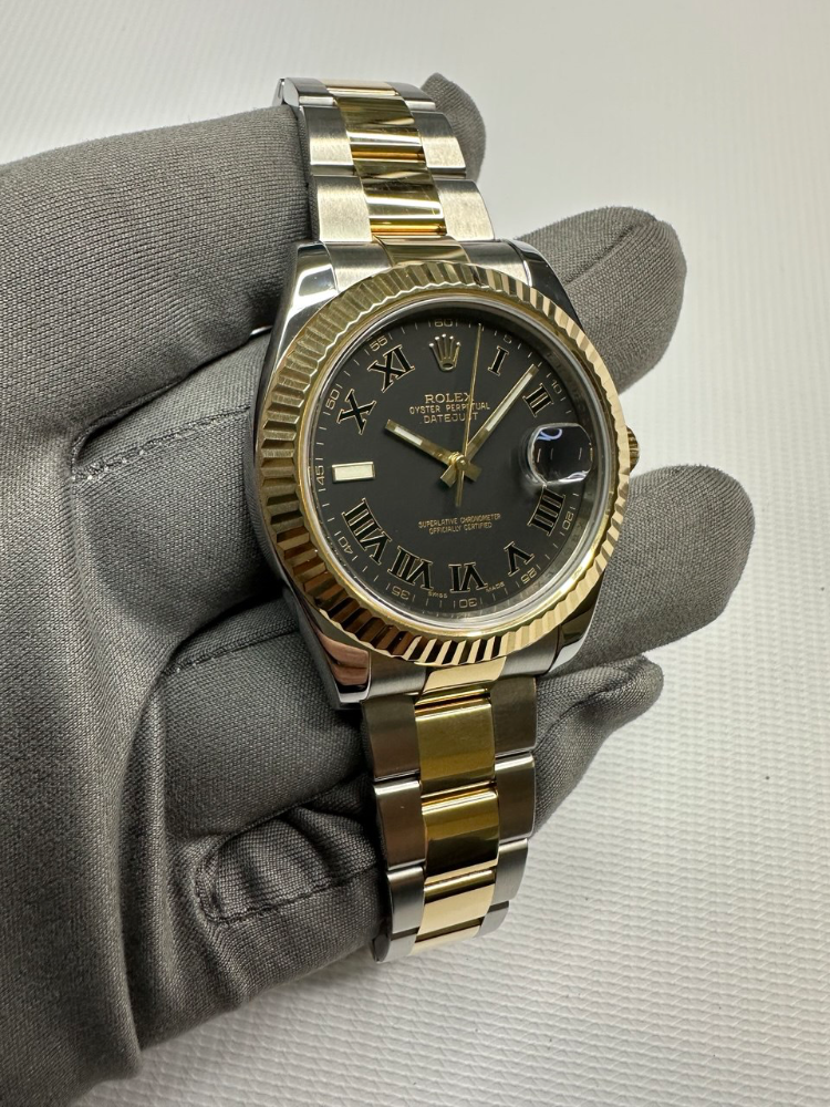 Часы Rolex Datejust II 41mm Steel and Yellow Gold 116333 bkro