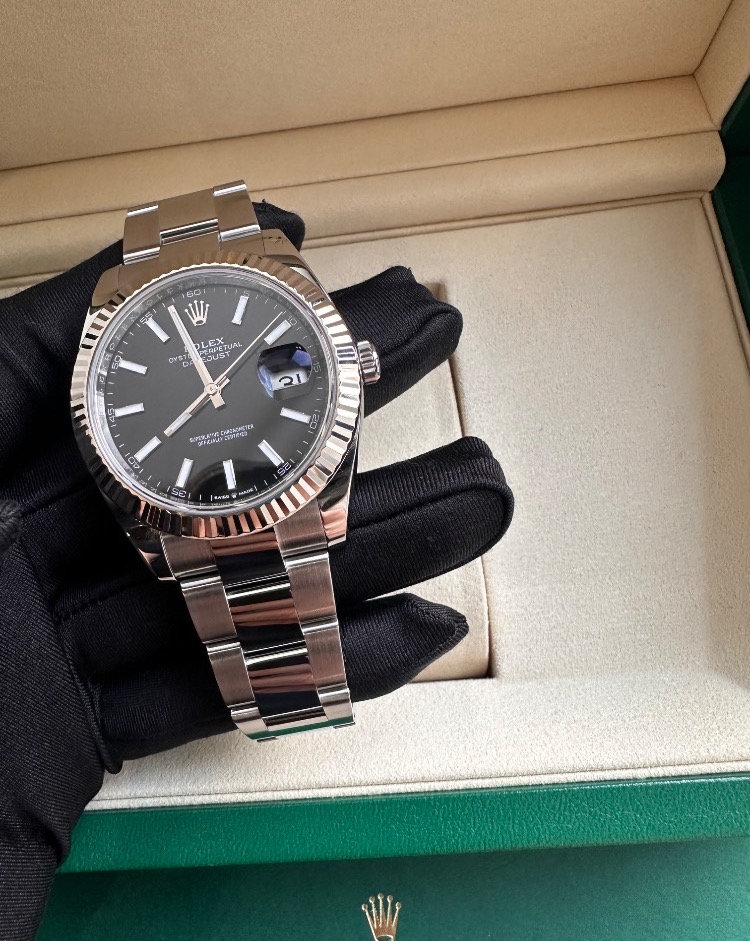 Часы Rolex DateJust Steel and White gold 41 mm 126334-0017