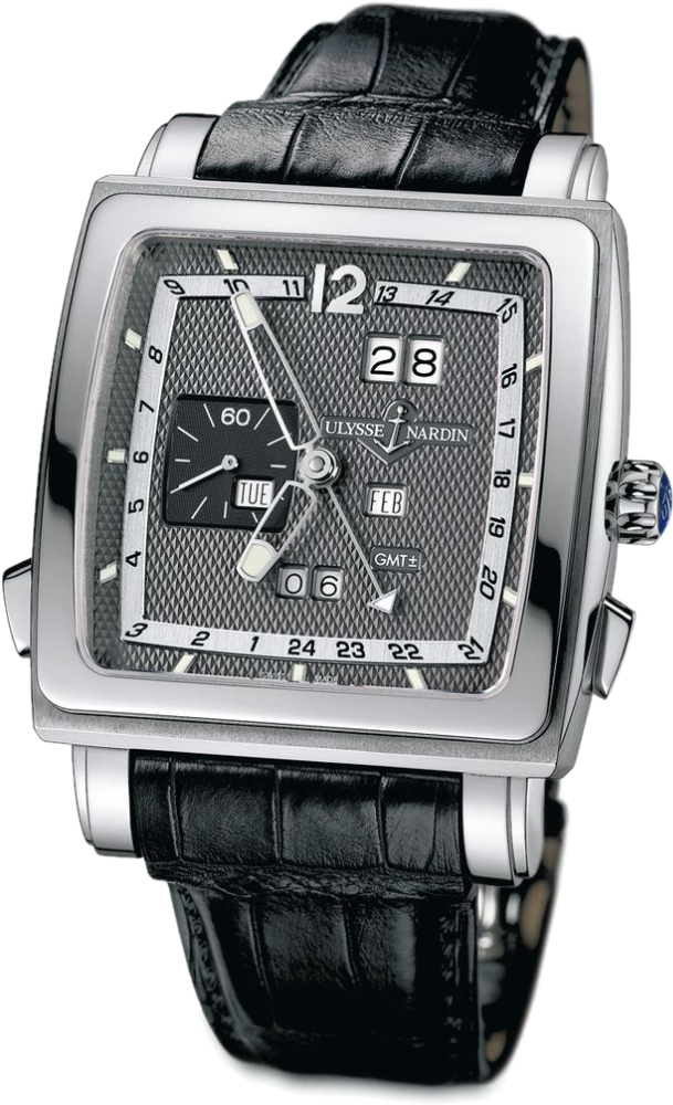 Часы Ulysse Nardin Classic Quadrato Dual Time Perpetual 320-90-8M/69