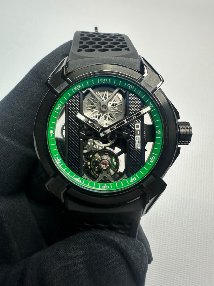 Часы JACOB & Co Epic X Titanium Skeleton Khabib EX110.21.AB.AE.A