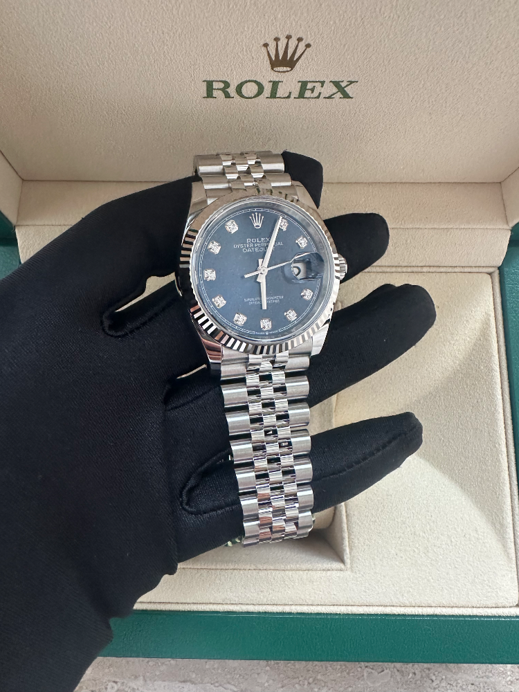 Часы Rolex Datejust 36mm Steel and White Gold 126234-0037