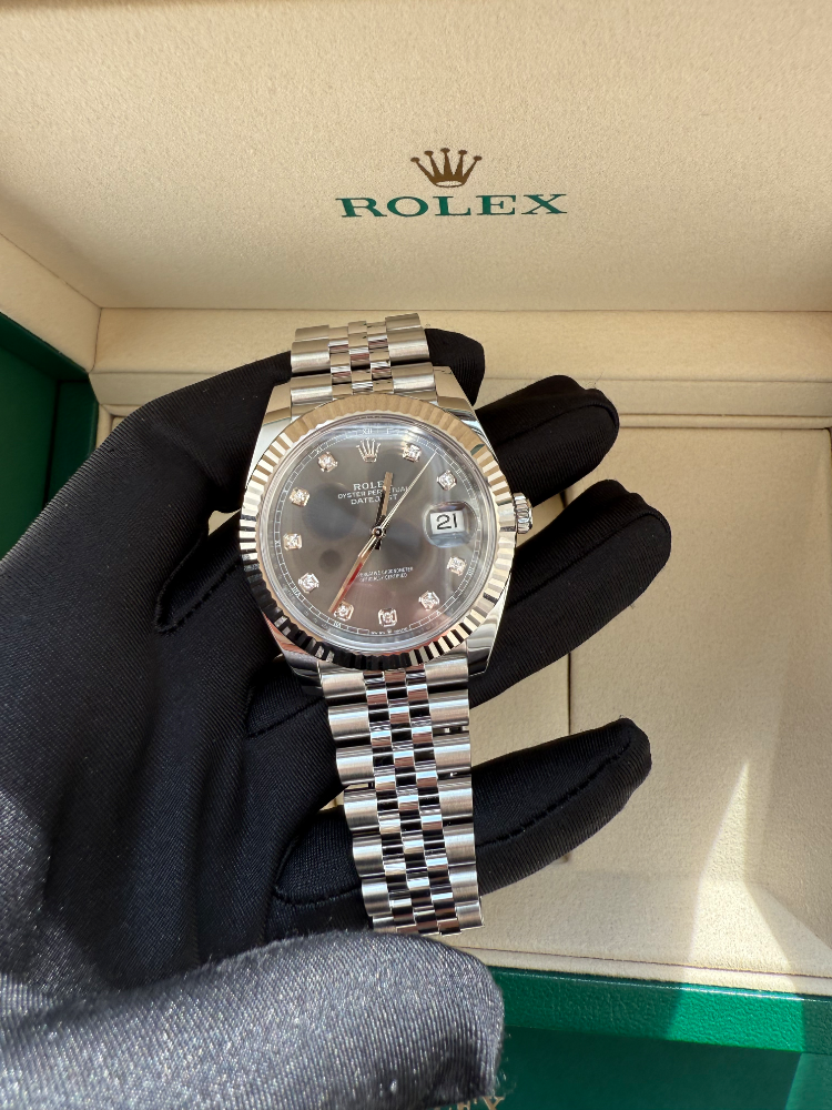 Часы Rolex Datejust 41mm Steel and White Gold 126334-0006