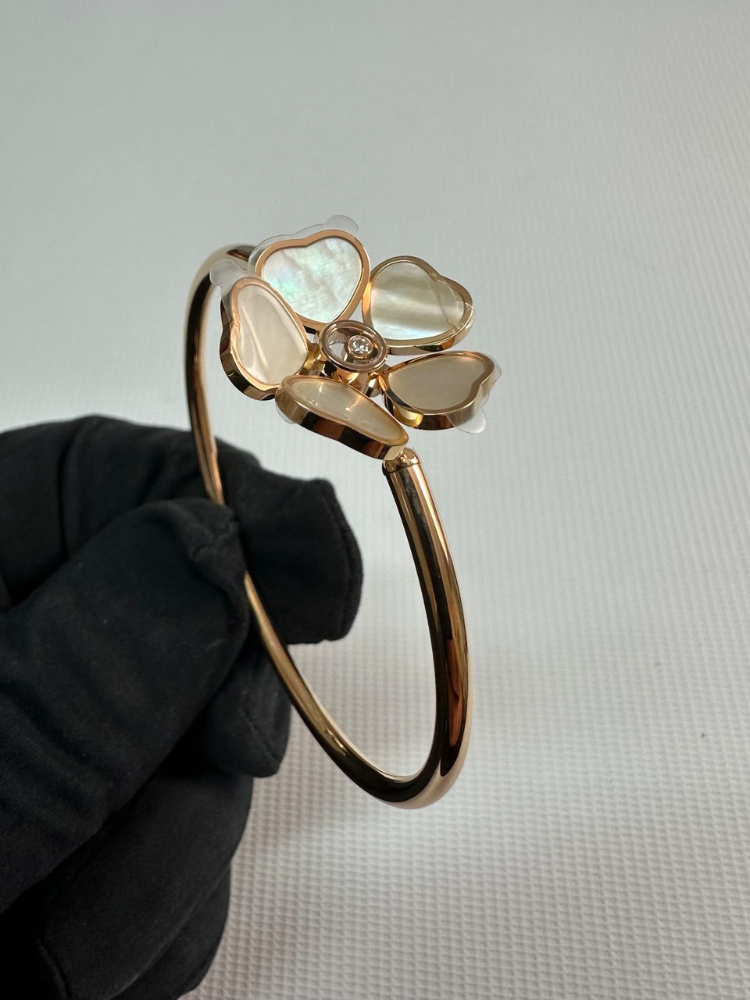 Браслет Chopard Happy Diamonds Happy Hearts Flowers 85A085-5303